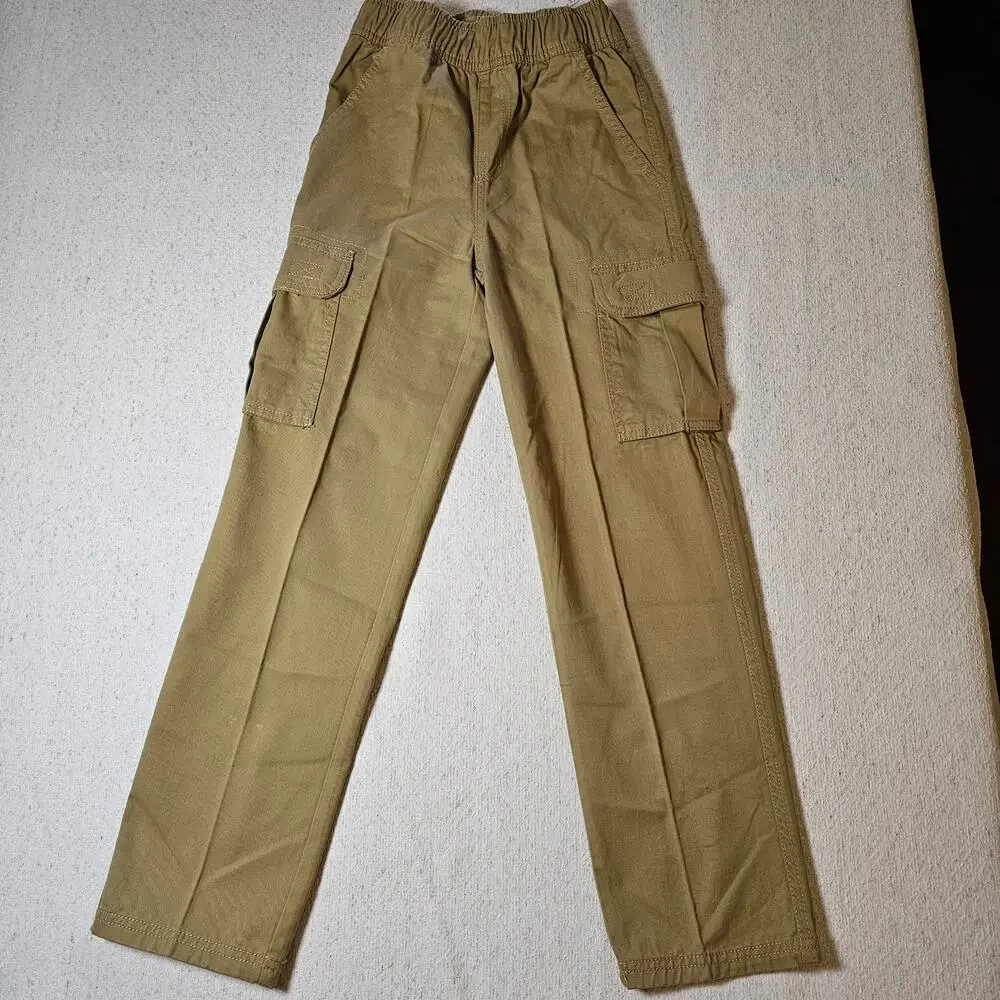 The Children’s Place Boys 10 Slim Khaki Cargo Pants Utility Preppy School NWT